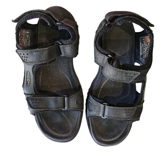 Keen Men\'s Rialto 3 Point Sandals Black Size 9